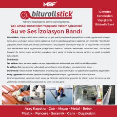 1 mm Metalik Su ve Ses Yalıtım Bandı 10 Mt.